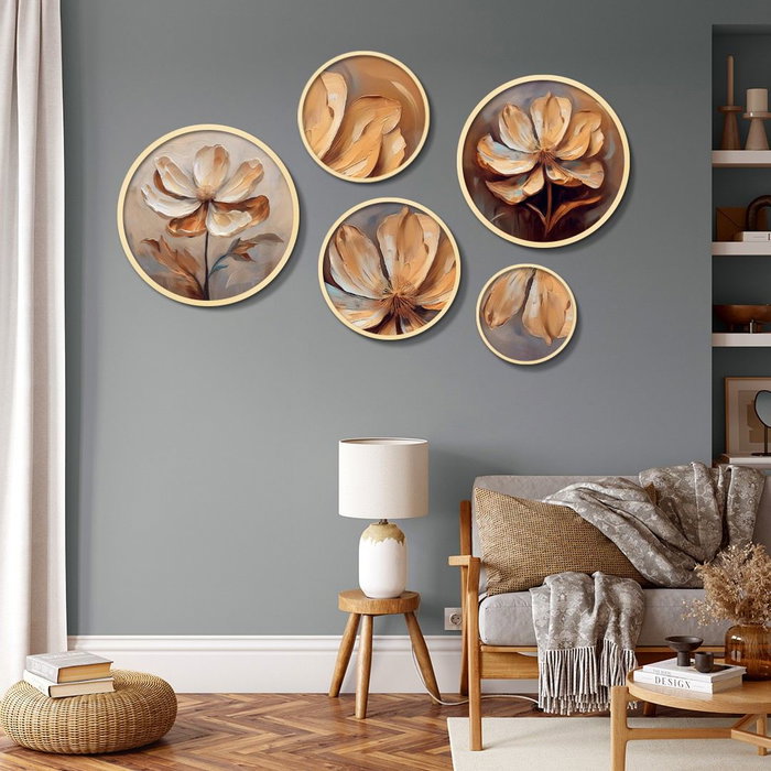 Wallity Yats-19 Conjunto de 5 cuadros decorativos multicolor Wallity Yats-19 Conjunto de 5 cuadros decorativos multicolor